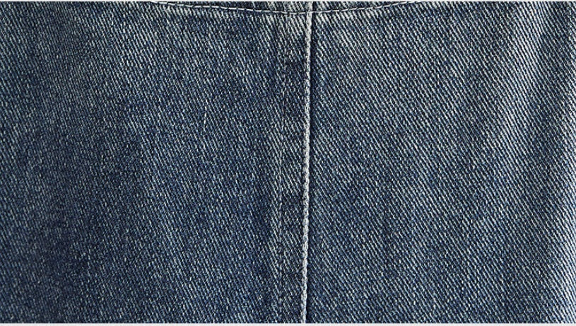Hip Sister Clash-colored Shoulder Strap Jeans Overalls